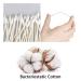 800 Cotton Swabs - Double Tip Pointed Shape with Paper Stick 4 Packs of 200 | Perfect for Makeup Cleaning & Crafts - Buy Online on SooperMarket.com