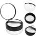CANIGHT 2pcs Elastic Mesh Loose Powder Box Flour Holder Makeup Powder Case Portable Powder Puff Black Abs - Buy Online on SooperMarket.com
