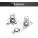 Fielect 30 Sets AA Battery Conversion Plates | Negative to Positive Spring Contacts - 30 Pcs for eCommerce - Buy Online on SooperMarket.com