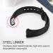 Adjustable Soft Silicone Band for Samsung Galaxy Fit SM-R370 - 1 Pack Black - Buy Online on SooperMarket.com