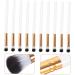 Baluue 50 Pcs Makeup Brush Eyeshadow Brush for Women Contouring Brush Eye Makeup Kit Wooden Handle White 17.50X1.00X1.00CMx5pcs Whitex5pcs - Buy Online on SooperMarket.com
