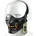 WorldShopping4U Tactical Protective Paintball Airsoft Kabuki Samurai Demon Half Face Mask - Black | Shop Internationally - Buy Online on SooperMarket.com