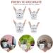 Homoyoyo 8 Pcs Tin Bucket Metal Flower Bucket The Office Desk Decor Galvanized Metal Vase French Country Pitcher Desk Waste Basket Metal Tin Plating Iron Flower Arrangement 13X12cmx2pcs Assorted Colorx2pcs - Buy Online on SooperMarket.com