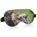 Haskirky Light Blocking Eye Mask Breathable and Adjustable Adult Men and Women Travel on Business Trips Yoga Meditation Light Smooth Comfortable Eye Mask Office Deep Sleep Goodies Four Cows