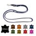 Dog liner Small dogs / large dogs 2m / 2.40m / 2.80m / 3.50m / 5m Double linen adjustable (2m x 15mm navy blau) 2m x 15mm navy blau
