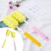 8-Piece Foam & Bottle Cleaning Brush Set for Baby Bottles & Cups - Orange Blue Green Pink - Buy Online on SooperMarket.com