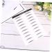 MAGICLULU 2 Pairs Eyebrow Sticker Black Makeup Adhesive Eyebrow Template Makeup Brishes Disposable 6d - Buy Online on SooperMarket.com