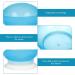Suction Cup Bowl Silicone Scooper Bowl Suction Plate Disabled Person Bowl Self Feeding Bowl Elderly Assistant Dish for Handicapped Person - Buy Online on SooperMarket.com