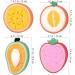 TOSSPER 4 Pack Cute Fruit Shaped Shower Sponges - Perfect Bath Brush for Kids & Children | Fun Bathing Tools & Scrubbers - Buy Online on SooperMarket.com