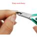 Dead Skin Scissors Colorful Manicure Colorful Dead Skin Remover Pedicure EagleBeak Pliers Stainless Steel Silver - Buy Online on SooperMarket.com
