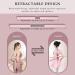 Posture Corrector Yoga Sticks - Retractable Humpback Correction Tool in Pink with Storage Bag - Buy Online on SooperMarket.com