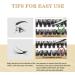D Curl 120 Clusters Wide Stem Cluster Lashes 10-16mm Length - DIY Eyelash Extensions for Soft Fluffy Look - 10mm-16mm Mix - Buy Online on SooperMarket.com