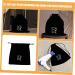 Baluue 5pcs Flannel Hair Dryer Bag Travel Drawstring Bag Hair Tools Travel Bag Hair Dryer Bag for Travel Bag for Hair Dryer Hair Dryer Organizer Flat Ironing Travel Bag Travel Makeup Bag 26.00X23.00X0.50CMx5pcs Blackx5pcs - Buy Online on SooperMarket.com