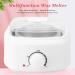 Mini Wax Sail | Small Wax Warmer for Hair Removal | Transparent Lid Wax Heater for Body Spa Salon (EU Connector) - Buy Online on SooperMarket.com