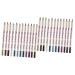 HAPINARY 24 Pcs Eyeshadow Pencil Lip Liner Pencil Eyeliner Pencil for Women Eyeliner Pencil Colours