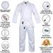 Lightweight Karate Uniform for Kids & Adults - Martial Arts Gi with Belt 00 (3'8 - 4'0 / 50 lbs) - White - Buy Online on SooperMarket.com