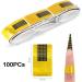 600 Piece Nail Templates - Self-Adhesive Gel Nail Stencils & Golden Manicure Accessories for DIY Fingernail Art - Buy Online on SooperMarket.com