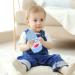 Sensory Silicone Baby Teether Toy - Prevents Thumb Sucking, Improves Coordination (Blue) - Buy Online on SooperMarket.com
