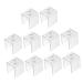 NOLITOY 10pcs Lipstick Mold Self- Made Lipstick Acrylic Stands for Display Lip Plumping Lip Gloss Lipstick Tube Holder Honeycomb Lip Gloss Tube Manual Lipstick Stand Plastic