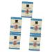 Beavorty 5st blade storage box razor blade dispenser waste blade container storage container razor blades etui sound bank iron storage box paper collar bluex5stk 7.6x7.6cmx5pcs