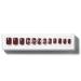 Static Nails Reusable Pop-On Manicure Set  Non-Damaging Glue-On Nails (Vamp Square) - False Nails with Static Nail Glue  Nail Set  Fake Acrylic Press On Nails