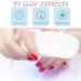 Semi Cured Gel Nails Strips 20PCS Burple Glitter Self Adhesive Gel Nail Stickers Soft Full Nail Wraps Waterproof Gel Nail Strips Decal with Nail File & Stick UV/LED Lamp Required - Buy Online on SooperMarket.com
