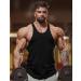 Babioboa Men's Tank Top 3 Pack - Gym & Fitness Sleeveless Shirts in Black Gray & Peacock Blue | Functional Stringer Armpit Design - Size L - Buy Online on SooperMarket.com