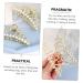 Beavorty 2pcs Golden Metal Hair Clips - Korean Vintage Hair Accessories - Buy Online on SooperMarket.com