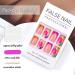 Spring Flower Press on Nails - Medium Square Glossy Fake Nails with Colorful Daisy Pattern - 24Pcs Full Cover Stick on Nails for Nail Art Decorations - Buy Online on SooperMarket.com