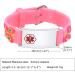 XUANPAI Personalized Safety Wristband Bracelet for Kids - Waterproof Cartoon Style Child ID Bracelet in Pink - Emergency Contact & Medical Info - Boys Girls Teens - Buy Online on SooperMarket.com