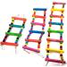 Ladder Bird Toys for Parrots and Small Pets - Wooden Cage Swing & Perch Trainning Toy with 10 Ladders - Buy Online on SooperMarket.com