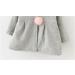 TMEOG Cute Rabbit Ears Cloak Hooded Coats for Baby Girls | 2-3 Years Grey - Buy Online on SooperMarket.com