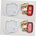 NUOBESTY 4 Pcs Shiba Inu Drawing Stencil Silicone Molds De Para Gelatinas Handmade Craft Mold Crystal Plaster - Buy Online on SooperMarket.com