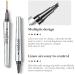 Rosarden Dark Brown Liquid Eyebrow Pencil - 3D Eyebrow Pen with 4 Forks, Quick Dry & Waterproof Formula for Precise Eyebrow Makeup - Ideal for Women, Men, Girls & Boys - Buy Online on SooperMarket.com