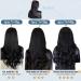Buy Laavoo Clip-In Extensions | Real Hair Blonde Balayage & Ombre | 35cm & 70cm | Remy Smooth 5pcs - International Shipping Available - Buy Online on SooperMarket.com