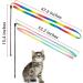 Interactive Cat Rainbow Wand Toys - Colorful Ribbon Charmer for Kittens | Set of 2 - Buy Online on SooperMarket.com