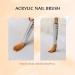 Premium #14 Kolinsky Sable Acrylic Nail Brush - Zobelhaar Nail Art Tool for Gel Manicure & Polish - Buy Online on SooperMarket.com