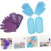 2 Sets Hand and Foot Care Set Gel Socks Bat Wing Hair Band Gel Gloves Feet Care Socks Repairing Dry Skin Gloves Beauty Vegetable Gel Miss Silicone Gel Skin - Buy Online on SooperMarket.com
