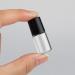 25 Pcs Clear Glass Mini Roll On Bottles - Empty 2ml Roller Ball Bottles for Essential Oils, Perfume, Lip Balm - Cosmetic Sample Vials with Black Cap - Buy Online on SooperMarket.com
