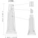 30Pcs-10ml Mini Clear Refillable Empty Tubes Lip Gloss Balm Container Soft Tubes Makeup Box Shampoo Samples Empty Tubes with Screw Cover - Buy Online on SooperMarket.com