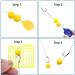 SEAOWL Carp Fishing Hair Rigs | High Carbon Steel Barbed Hooks | Rolling Swivel Boilies | 24 Pcs with 2 Card Boilie Bait Stops | 2 Needles | 4 Sizes 4 - Buy Online on SooperMarket.com