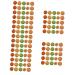 ibasenice 250 Pcs Artificial Orange Fruit Pendant Resin Charms Oranges Decoration Fruit Charms for Jewelry Making Jewelry Making Fruit Charms Miniature Accessories Earrings 3d Food