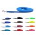 Drag line biothane dog leash small dogs 9mm 3m / 10m / 15m dog leash Bothane (1.30m without hand loop light blue) 1.30 m without hand loop light blue