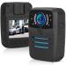 XIYXIN Police Body Camera,1296P 30FPS 38MP Built-in 64GB Memory Security Guard Body Camera Waterproof with Audio Recording Night Vision Body Camera