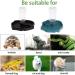 PINVNBY Reptile Food Water Bowl 2 in 1 Feeding Dish Automatic Dispenser Turtle Feeders Waterer With Leaf Plate Dish for Lizards Tortoises Gecko Chameleon 2 PCS (blue) - Buy Online on SooperMarket.com
