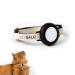 Lucybalu Premium Airtag Katzenhalsband |Tear -resistant cat collar for Airtag made of nylon |Airtag collar for cats |Cats Tracker |Apple Airtag compatible |Nylon band |sand