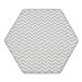 Minnebaby Hexagon Playpen Mat Compatible with hiccapop Portable Playpen & Regalo Play Yard, Non-Slip Playard Pad, Comfortable and Portable Playmat Wave