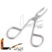 LAJA Imports Professional Stainless Steel Eyebrow Nose Hair Clip Tweezer - Flat Tip Tweezers for Hair & Eyebrow Removal | Silver Tone - Buy Online on SooperMarket.com