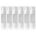 30ml Airless Pump Bottles - 6PCS Refillable Travel Spray Bottles for Toner | Transparent Portable & Reusable - Buy Online on SooperMarket.com