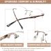 AQWANO Rimless Reading Glasses - Stylish Blue Light Blocking Women s Readers Frameless Design Anti-Blue Ray Reduce Eyestrain Black 1.25 - Buy Online on SooperMarket.com